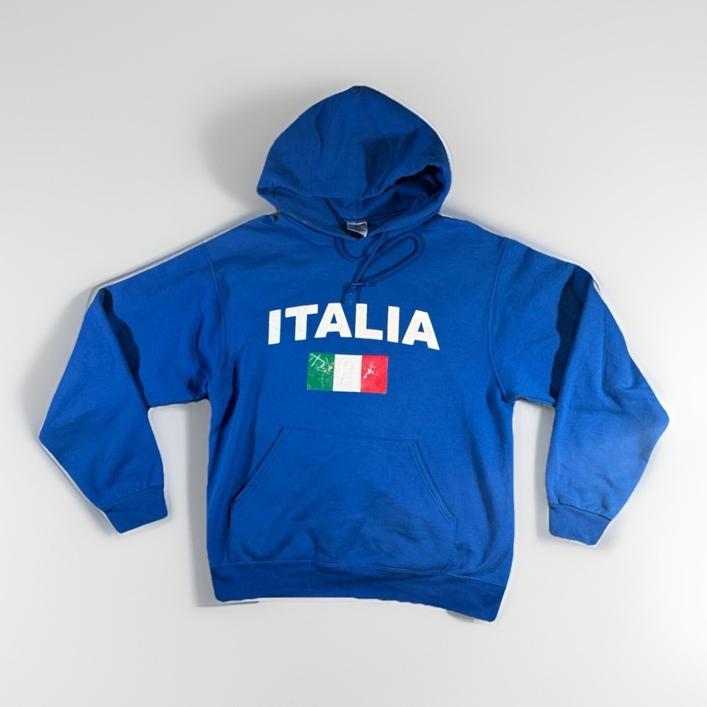 Italia Italy Unisex Hoodie Italian Flag Hoodie Travel Gift Size Medium